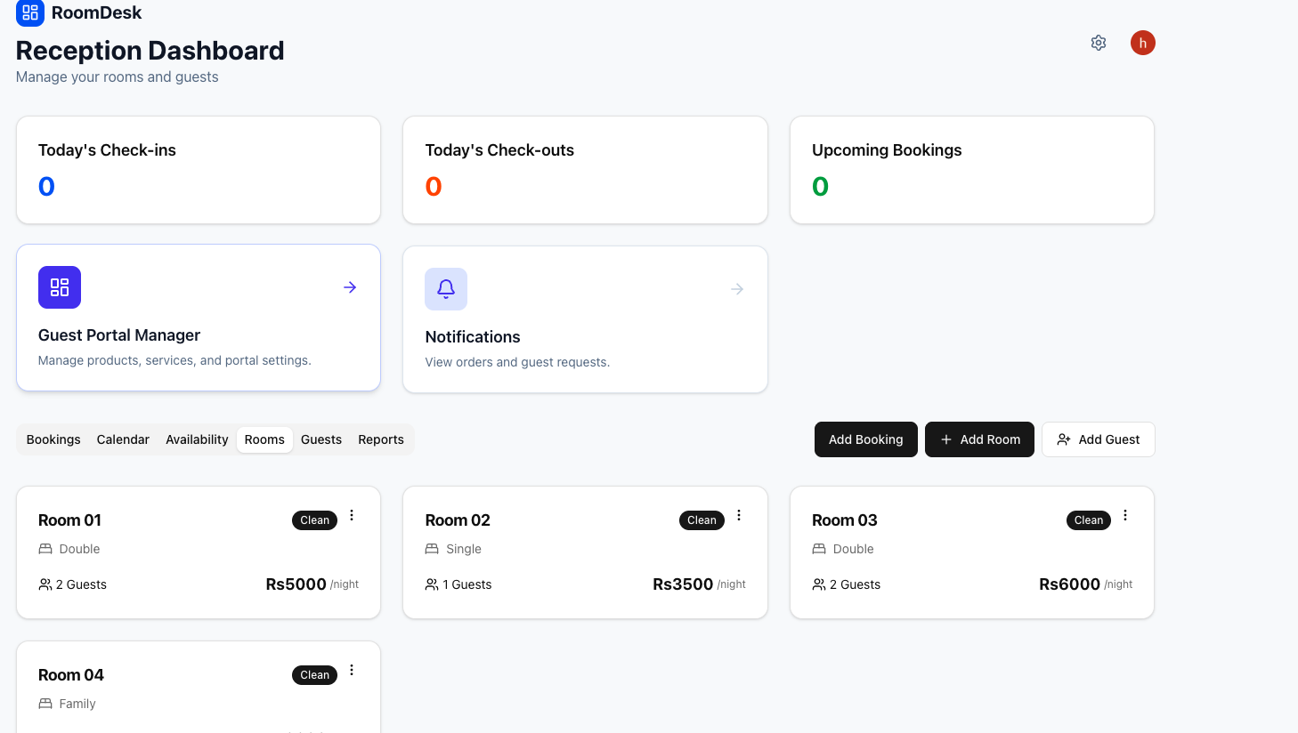 RoomDesk Offline Standalone Application